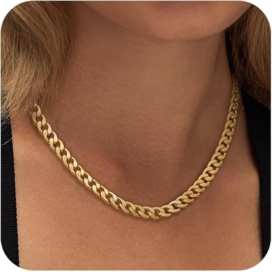 Isa - Guld tyk kæde