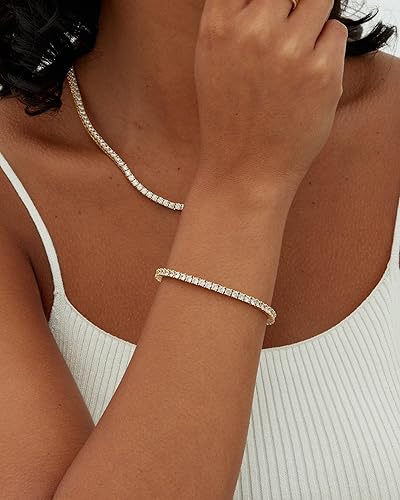 Lustra - Kultamoissanit-armbånd