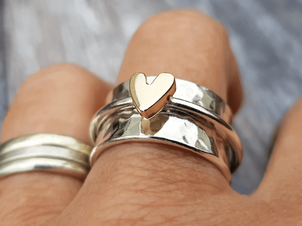 Gyldent Hjerte Ring