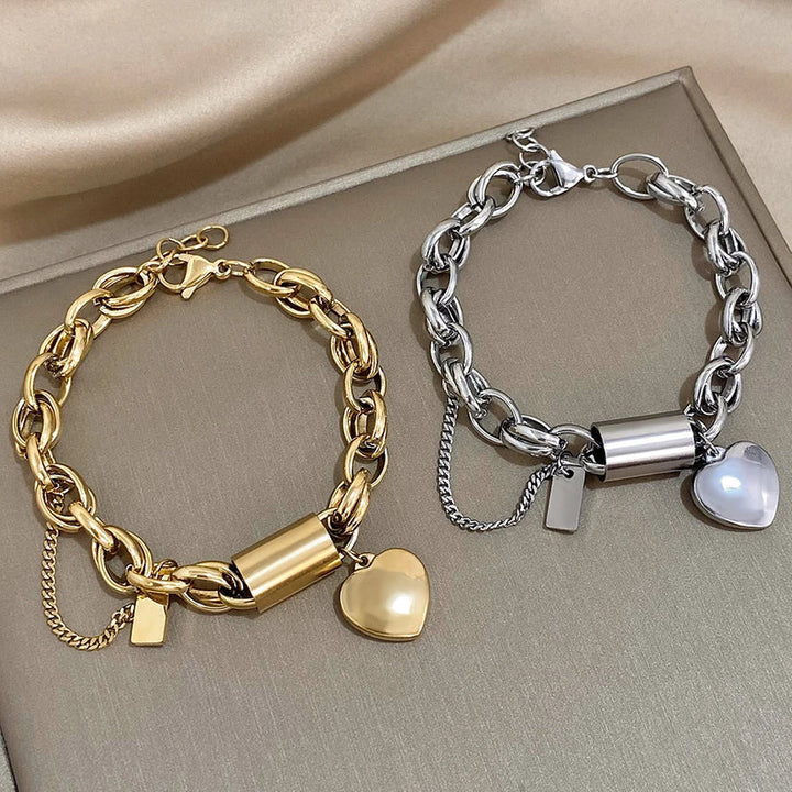 Gul chunky armbånd