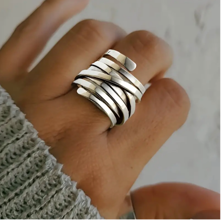 Bliss - Vintage Tykk Sølvring