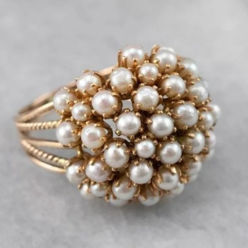 Bush - Laitettu helmet ring